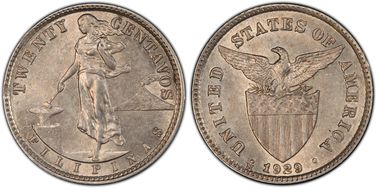 1929-M 20C Allen-11.19b Tripled 2 MS62