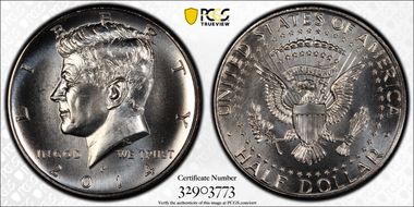 2014-D 50C 50th Anniversary Unc Set SP67