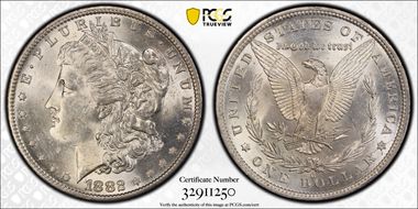 1882-O $1 MS62