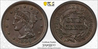 1849 1C N-8 MS64BN