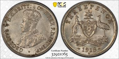 1918-M 3D MS63