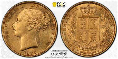 1885-M Sov S-3854A Shield MS61