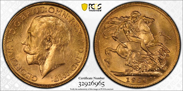 Cert 32926965 - Coin Image