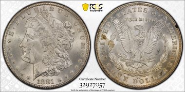 1881-CC $1 GSA Hoard MS64