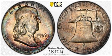 1959 50C MS62
