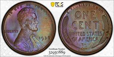 1938 1C MS65BN