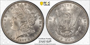 1888-O $1 MS66