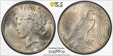 1925 $1 MS62