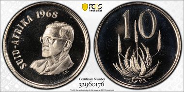 1968 10C Afrikaans PR68CAM