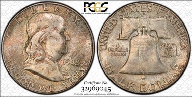 1948-D 50C DDR, FS-801 MS65FBL