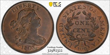 1803 1C S-257 MS62BN