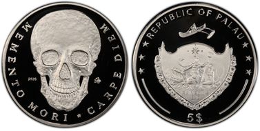 2010 $5 Memento Mori PR68DCAM