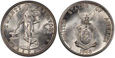 1945-D/D 20C Allen-12.05a AU58