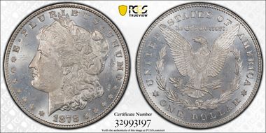 1878 7/8TF $1 VAM 34, 7/4 Weak MS63