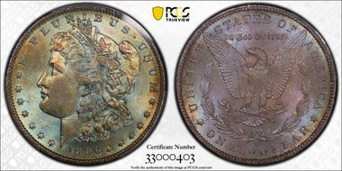 1886-O $1 MS64
