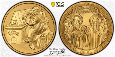 2002 € 50 Orden und die Welt MS69