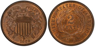 1869 2C MS65BN