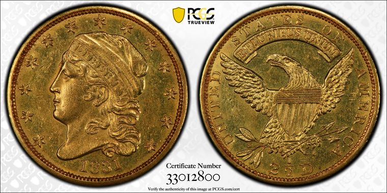 Cert 33012800 - Coin Image