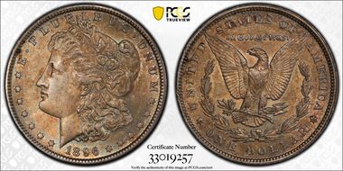 1896 $1 MS63