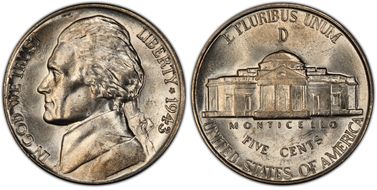 1943-D/D 5C RPM FS-501 MS64