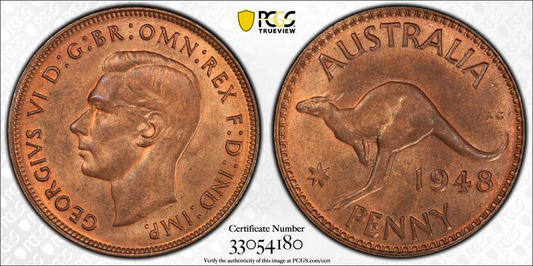 Cert 33054180 - Coin Image