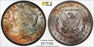 1884-CC $1 MS67+