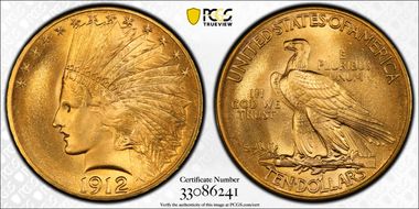 1912 $10 MS66
