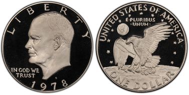 1978-S $1 David Hall Signature PR70DCAM