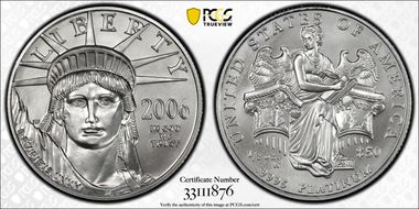 2006-W $50 Burnished St. of Liberty First Strike SP70