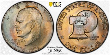 1976-D $1 Type 2 MS66