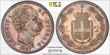 1887-R 2 L KM-23 AU58