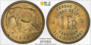 1949 1 Fr MS64
