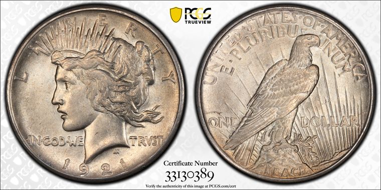 Cert 33130389 - Coin Image