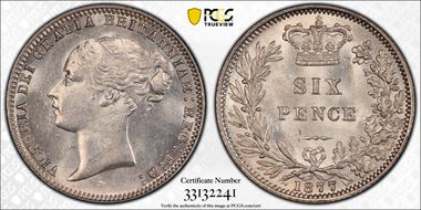 1877 6D S-3911 MS64