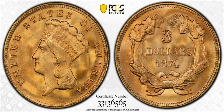 Cert 33136565 - Coin Image