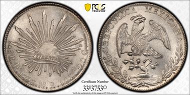 1893-Pi MR 8 R Pi84 MS64+