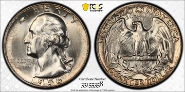 1956 25C Type B Reverse, FS-901 MS65+