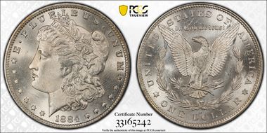 1884-O $1 MS65