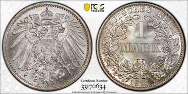 1914-A Mark J-17 MS67