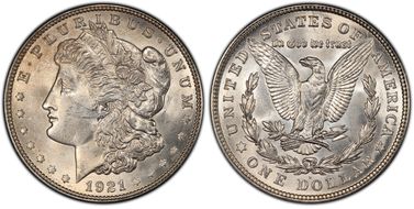 1921-D $1 MS63