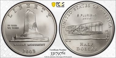 2003-P 50C First Flight MS70