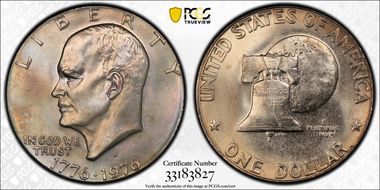 1976-D $1 Type 1 MS66