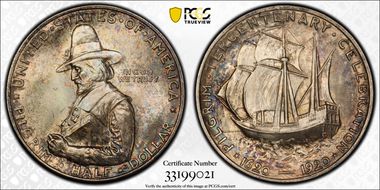1920 50C Pilgrim MS66+