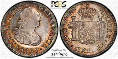 1807-Mo TH 1/2 R Calico-294 MS64
