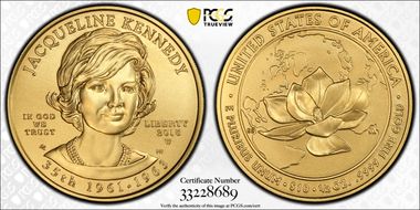 2015-W $10 Jacqueline Kennedy MS70