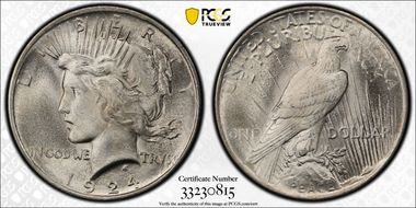 1924 $1 MS65
