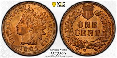 1904 1C MS64+ RB