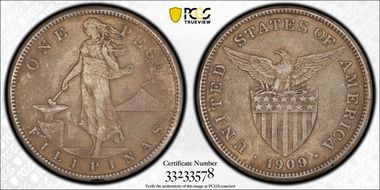 1909-S/S Peso Allen-17.04a N1