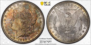 1886 $1 MS66