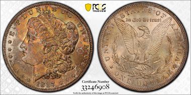 1887 $1 MS65